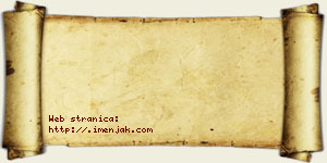 Jasmina Jačovac vizit kartica